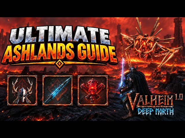 Valheim 1.0 EVERYTHING You NEED To Know About The Ashlands