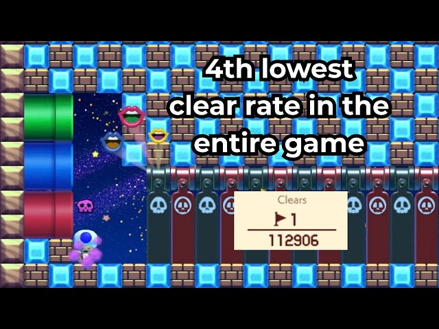 4th Lowest Clear Rate in SMM2 | 世界一むずかしい？？　ゴールを超本気で隠したスピードラン！！ by りっくん831 (0.00%)