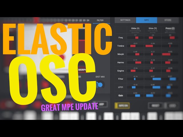 Elastic Osc // Great New MPE Update Walkthrough (iOS SYNTH, NOW ON ANDROID TOO)