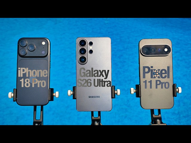 iPhone 18 Pro vs Galaxy S26 Ultra vs Pixel 11 Pro: CAMERA TEST Comparison!