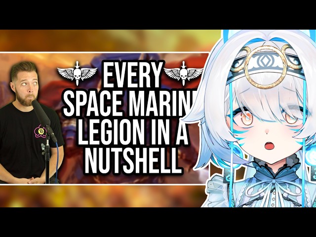 FIRST TIME Watching Every Warhammer Space Marine Legion In a Nutshell | VTuber Reacts to Bricky