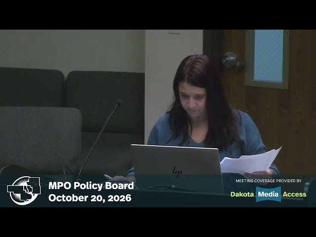 Bismarck-Mandan Metropolitan Planning Organization (MPO) Policy Board 2026-10-20