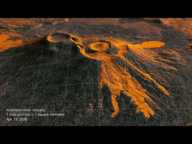 Timelapse of Massive Volcanic Eruption seen by NASA Satellite WTFUture Seg10