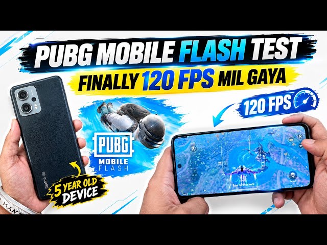 I Tested PUBG Mobile Flash on a Low-End Device 😱 | Finally 120 FPS Unlocked! 🔥