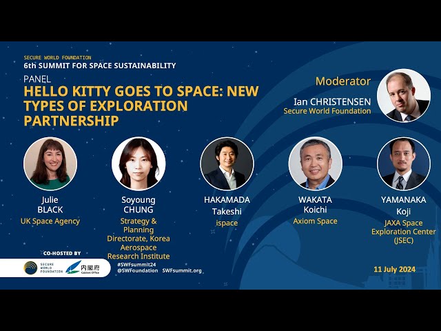 09 | Panel: Hello Kitty Goes To Space  New Types of Space Exploration Partnership