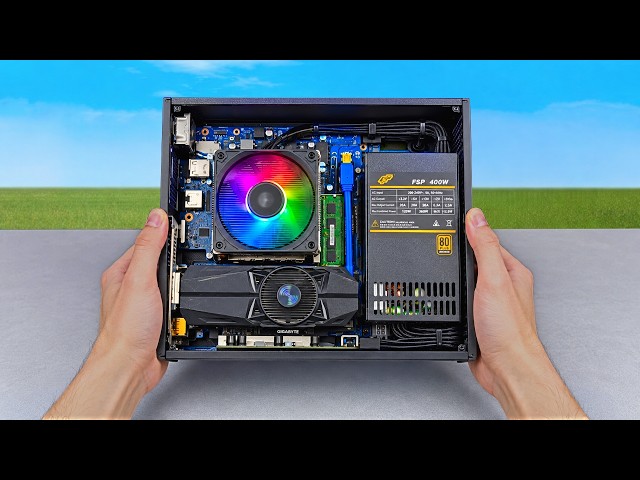 I Built a Mini Gaming PC From a Broken Laptop!