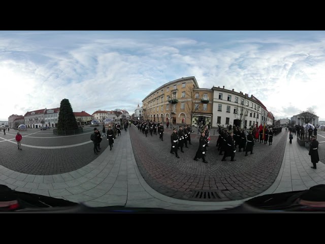 360vid - Solemn reburial Kastus, Kalinouski,  2 of 3
