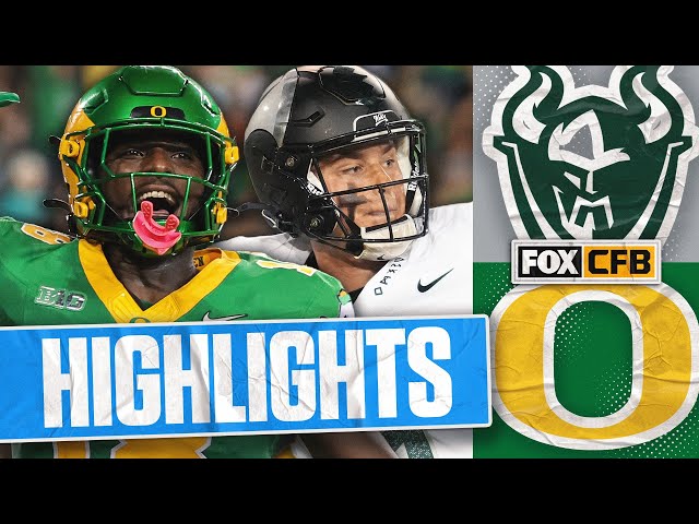 Portland State Vikings vs No. 21 Oregon Ducks Highlights 🏈 FOX College Football