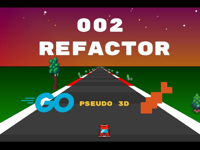 Creating a racing game in Go using Ebitengine 002: Refactoring