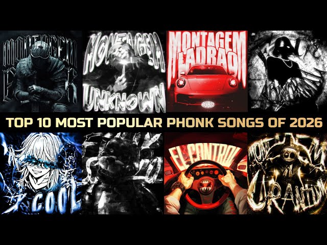 Top 10 Most Popular Phonk Songs of 2026 (Viral TikTok & Gym Mix) 🔥