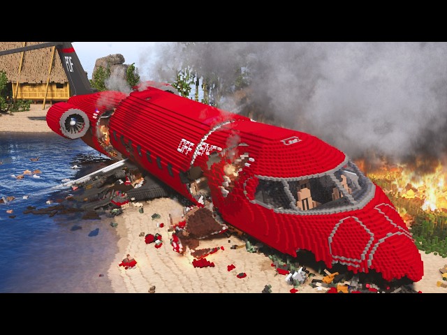 Realistic Airplane Crashes and Shootdowns #3 | Teardown