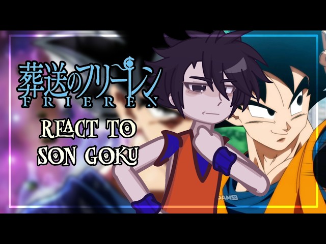 Sousou No Frieren React To Son Goku // 🇷🇺/🇺🇸 // Gacha React