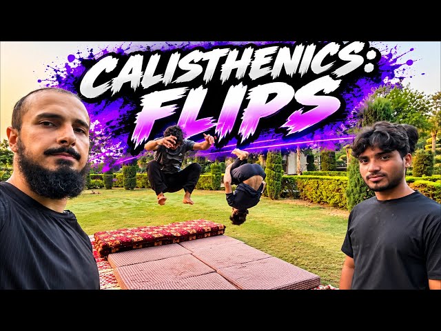 Calisthenics: flips, handstand & muscle up