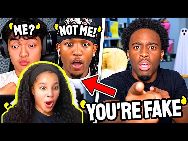 Every Streamer’s Reaction To Being Called FAKE by Kai Cenat During The Reggie Drama! (Compilation)
