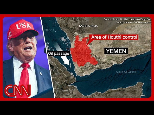 Why did Trump backtrack on helping Saudi Arabia with the Houthis?