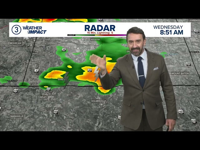 Cleveland weather forecast: Few showers tonight with chilly nights by late week
