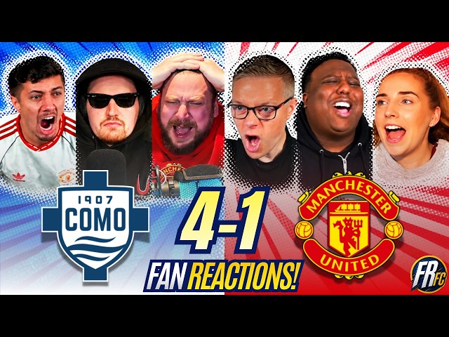 Man United Fans LIVID 🤬 Reactions to Como 4-1 Man United | Champions League Fan Reactions