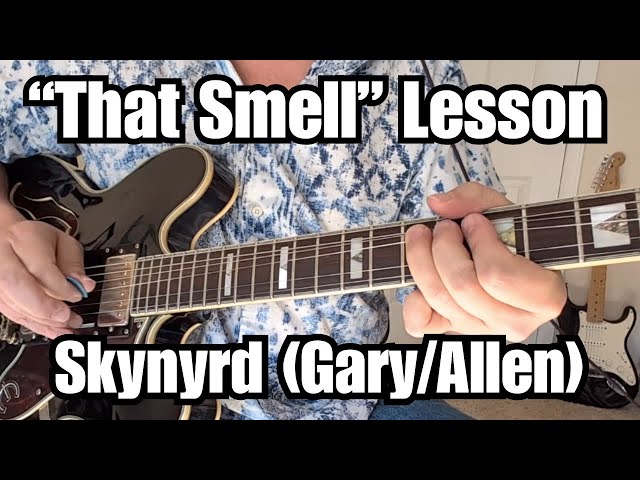 THAT SMELL Guitar Lesson #2 LYNYRD SKYNYRD Rhythm + Gary & Allen Solos