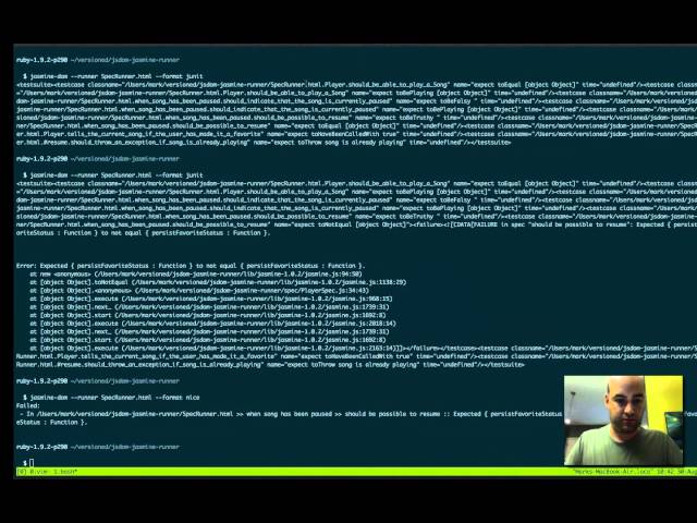 JavaScript unit testing in browser and on the command line