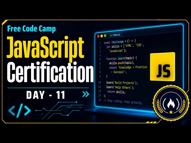Free Code Camp JavaScript Certification - Day 011