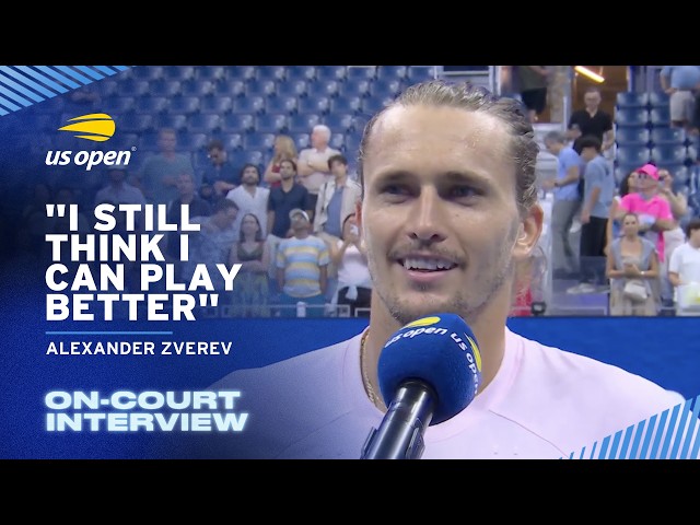 Alexander Zverev On-Court Interview | 2026 US Open Round 3