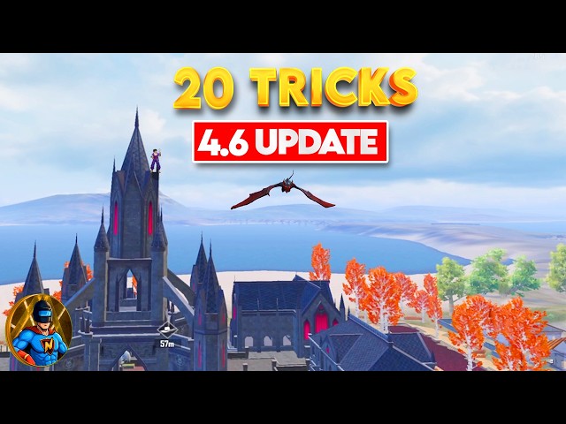 BGMI NEW UPDATE 4.6 - 20 TRICKS TO WIN EASILY