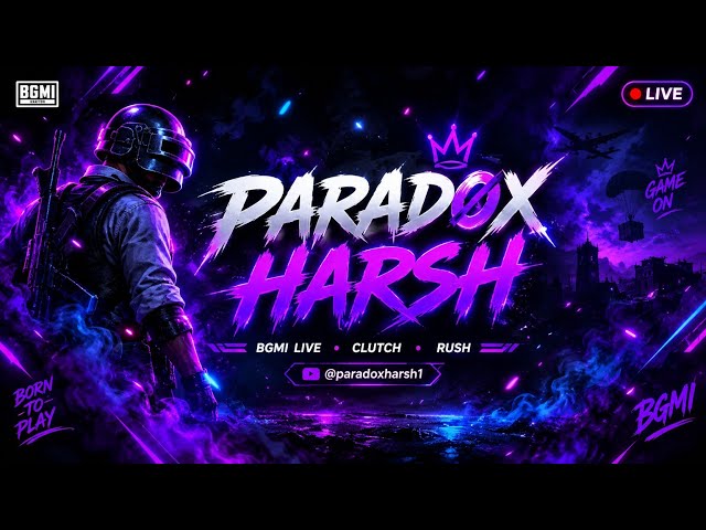👑 PARADOX HARSH LIVE 🔥 | OP Gameplay