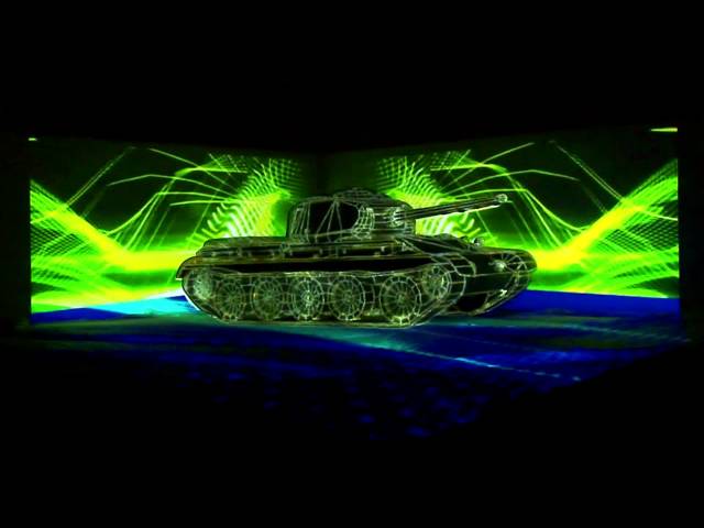 WWII Tank T-44 Projection Mapping