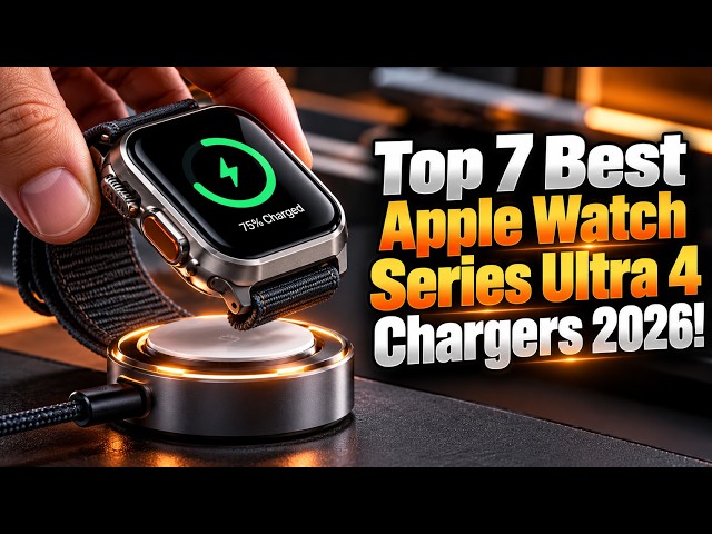 Top 7 Best Apple Watch Series Ultra 4 Chargers 2026!