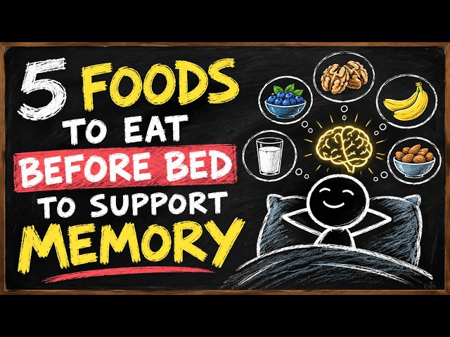 5 Foods to Eat Before Bed to Support Memory After 60