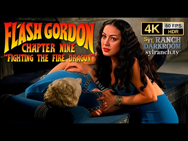 Flash Gordon 🚀 S01E09 (1936): "Fighting the Fire Dragon" - 4K/60fps/HDR Remaster