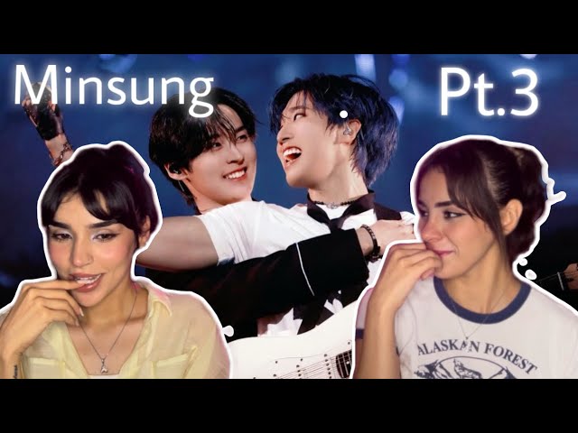 Reaction to minsung moments مینسونگ مرز های لاس زنی رو جا به جا کرده 😁💕