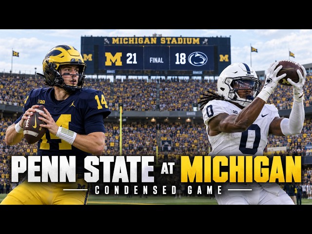 Penn State vs Michigan (2026) | Condensed Game | Wild Big Ten Finish