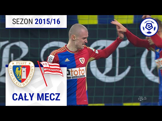 (2/2) Piast Gliwice - Cracovia | CAŁY MECZ | Ekstraklasa 2015/16 | 19. Kolejka