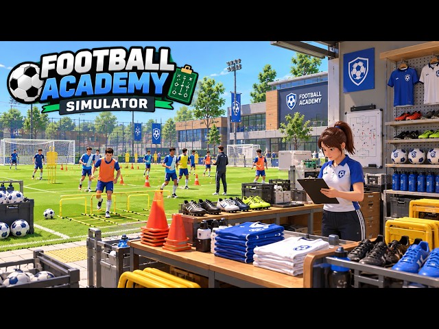 Football Academy Simulator Demo -  No Commentary