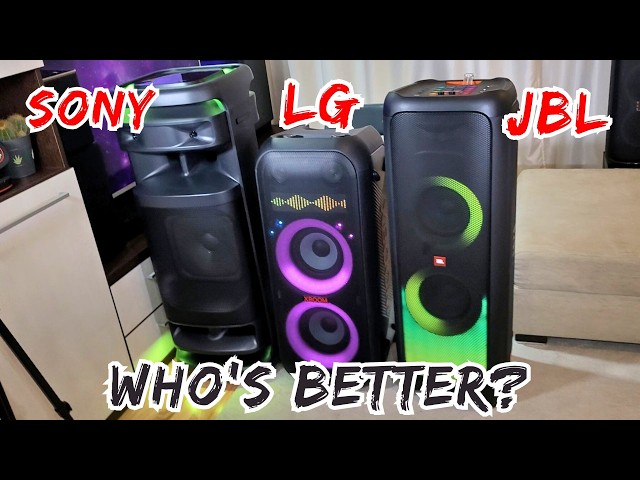 JBL Partybox 1000 VS LG XBOOM XL9T VS Sony ULT Tower 10 BATTLE - Why LG Won?
