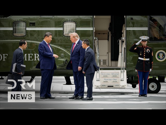 Trump Shows Xi Jinping Marine One During Historic White House State Visit | AC1G