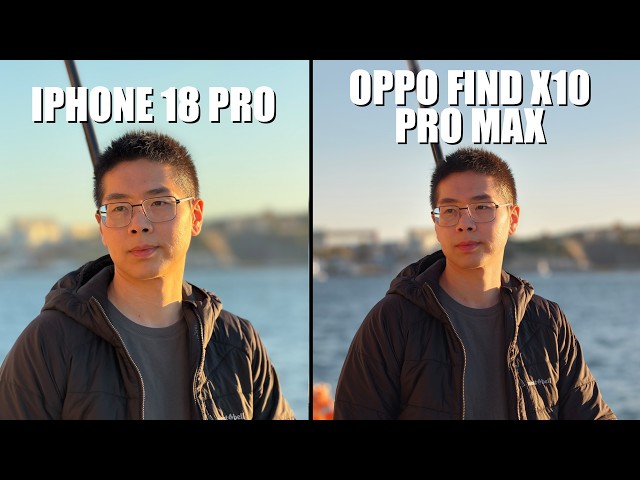 Oppo Find X10 Pro Max vs iPhone 18 Pro Camera Comparison!