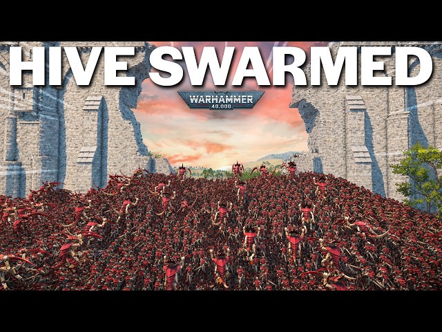 Can 2.5 Million TYRANIDS swarm IMPERIAL Hive Walls!?