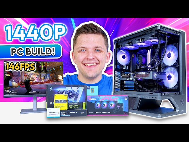 Awesome 1440p Gaming PC Build 2026! 😍 [Full Build Guide ft. RTX 5070 Ti]