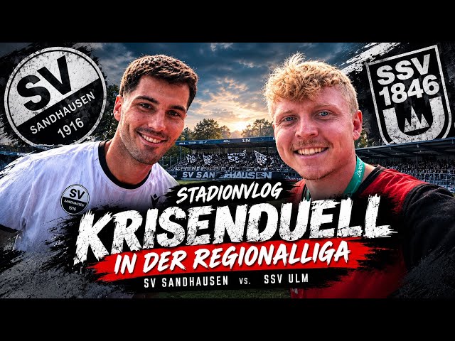 Crisis Match in the Regional League! 🤯 SV Sandhausen vs SSV Ulm | Stadium Vlog! 🏟️