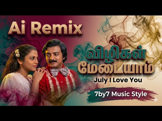 Vizhigal Medaiyaam | ஜுலி  ஐ லவ் யூ | Ai Remix Songs | 7by7 Music Style 