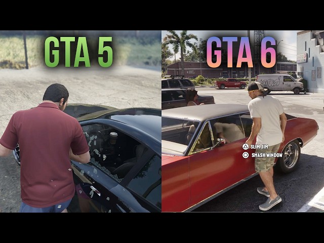 مقارنة أسلوب اللعب بين GTA 6 و GTA 5: ما الذي تغير؟