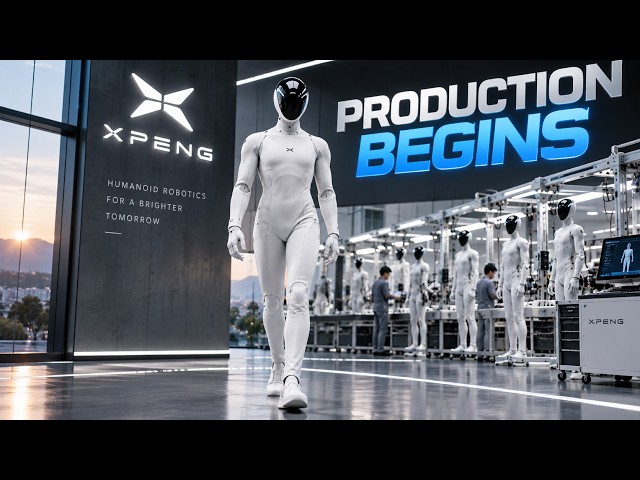 XPENG Humanoid Robot Production Officially Begins