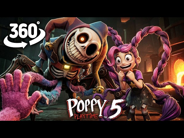 Poppy Playtime Chapter 5 Movie Compilation ! | 360° VR Animation