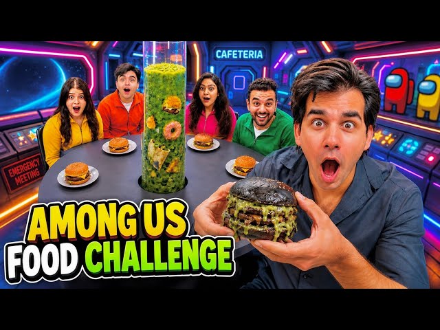AMONG US IN REAL LIFE | Food Edition | Rimorav Vlogs