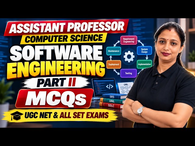 Assistant Professor 2026| Software Engineering| Most Important Questions | Computer Science |Part II
