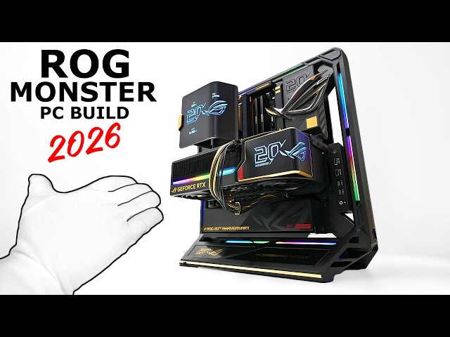 Building ROG Monster Gaming PC Setup for 2026 (20th Anniversary)