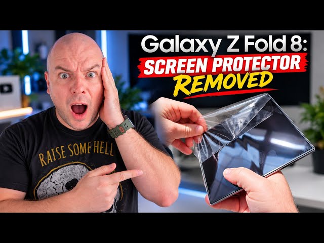 Galaxy Z Fold 8: I Removed The Main Display Screen Protector