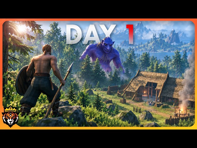 DAY 1 the Biggest Viking Survival Game Finally RELEASED!  - Valheim 1.0 Deep North Gameplay